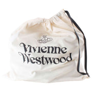 Vivienne Westwood Black Emma Suede Leather Shoulder Bag