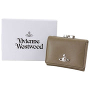 Vivienne Westwood Green Saffiano Small Frame Purse