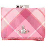 Vivienne Westwood Pink Buccia D'Arancia Small Frame Purse
