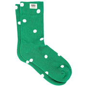 Roka Wimbledon Crew Socks - Amazon Dot Green/White