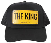 John Hatter Black The King Aluminium Trucker Hat