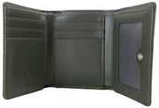 Vivienne Westwood Khaki Croc Embossed Small Frame Purse