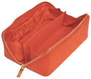 Alice Wheeler London Orange Luxury Small Train Case