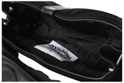 Vivienne Westwood Black Hazel Treasure Suede Leather XL Handbag