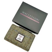 maccessori-green-harris-tweed-medium-zip-purse-34629877