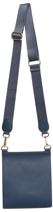 Alice Wheeler London Navy Seville Crossbody Bag