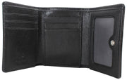 Vivienne Westwood Black Croc Embossed Small Frame Purse