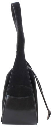 Vivienne Westwood Black Stacey Suede Leather Bucket Bag