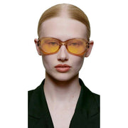 A.Kjaerbede Beige Anma Sunglasses