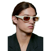 A.Kjaerbede Cream Jean Sunglasses
