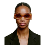 A.Kjaerbede Orange Anma Sunglasses