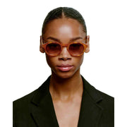 A.Kjaerbede Orange Zan Sunglasses