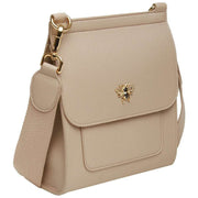 Alice Wheeler London Beige Bloomsbury Crossbody Bag