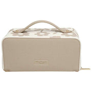 Alice Wheeler London Beige Floral Train Case