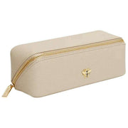 Alice Wheeler London Beige Luxury Small Train Case