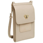 Alice Wheeler London Beige Mini Bloomsbury Crossbody Bag