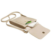 Alice Wheeler London Beige Mini Bloomsbury Crossbody Bag