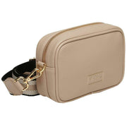 Alice Wheeler London Beige Mini Camera Crossbody Bag