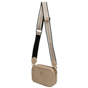 Alice Wheeler London Beige Mini Camera Crossbody Bag