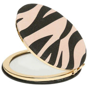 Alice Wheeler London Black Animal Print Round Mirror