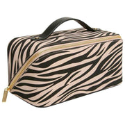 Alice Wheeler London Black Animal Print Train Case