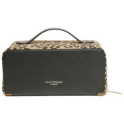 Alice Wheeler London Black Animal Print Train Case