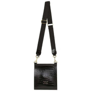 Alice Wheeler London Black Bloomsbury Cross Body Bag