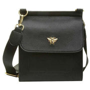 Alice Wheeler London Black Bloomsbury Crossbody Bag