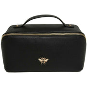 Alice Wheeler London Black Luxury Travel Train Case