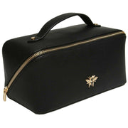 Alice Wheeler London Black Luxury Travel Train Case
