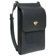 Alice Wheeler London Black Mini Bloomsbury Crossbody Bag