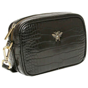Alice Wheeler London Black Mini Camera Crossbody Bag