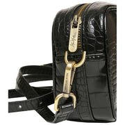 Alice Wheeler London Black Mini Camera Crossbody Bag