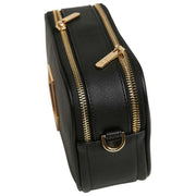 Alice Wheeler London Black Pimlico Honeycomb Cross Body Bag