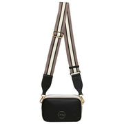 Alice Wheeler London Black Pimlico Honeycomb Tricolour Cross Body Bag