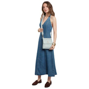Alice Wheeler London Blue Bloomsbury Cross Body Bag
