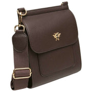 Alice Wheeler London Brown Bloomsbury Crossbody Bag