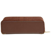 Alice Wheeler London Brown Kensington Small Suede Train Case