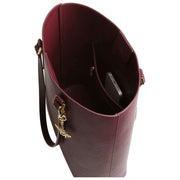 Alice Wheeler London Burgundy Marlow Tote Bag