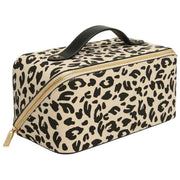 Alice Wheeler London Cream Animal Print Train Case