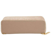 Alice Wheeler London Cream Kensington Small Suede Train Case