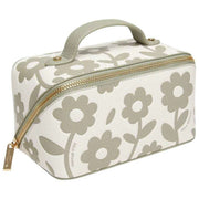 Alice Wheeler London Green Floral Mini Train Case