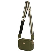 Alice Wheeler London Green Mini Camera Crossbody Bag
