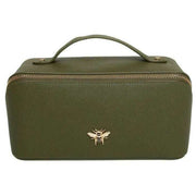 Alice Wheeler London Green Mini Luxury Train Case