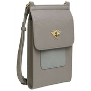 Alice Wheeler London Grey Mini Bloomsbury Crossbody Bag