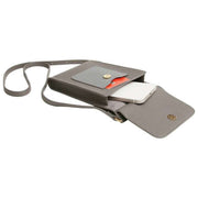 Alice Wheeler London Grey Mini Bloomsbury Crossbody Bag