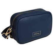 Alice Wheeler London Navy Mini Camera Crossbody Bag