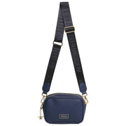 Alice Wheeler London Navy Mini Soho Camera Cross Body Bag