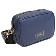 Alice Wheeler London Navy Mini Soho Camera Cross Body Bag