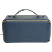 Alice Wheeler London Navy Nappa London Train Case
